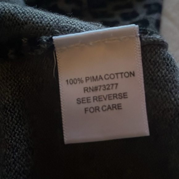 Vintage Leopard Cardigan Sweater S Button Down 100% Cotton Animal Print … - Picture 3 of 6